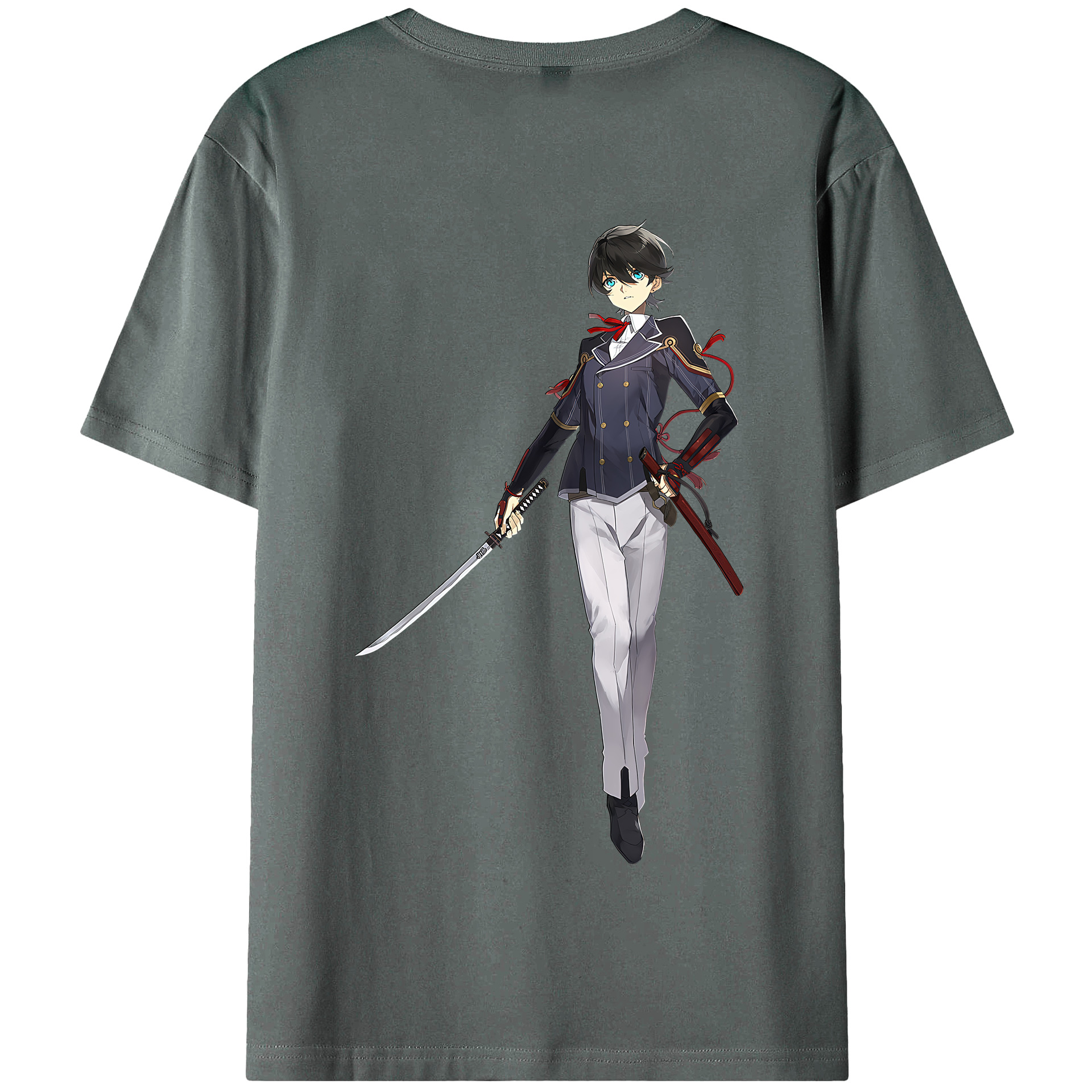 （画像用） 刀剣乱舞 Touken Ranbu 綿100％半袖Tシャツ（背面プリント）
